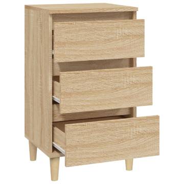 Sonoma Oak Bedside Cabinet - Stylish Storage Solution