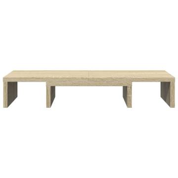 Adjustable Monitor Stand - Sonoma Oak - 60x24 cm | HipoMarket