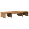 Adjustable Monitor Stand in Artisan Oak - Enhance Your Workspace