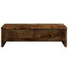 Monitor Stand with Drawers Smoked Oak - Stylish & Practical