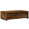 Monitor Stand with Drawers Smoked Oak - Stylish & Practical