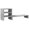 Monitor Stand with Desk Organiser | Concrete Grey - HipoMarket