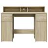 Desk with LED Lights - Sonoma Oak 120x55 cm | Hipomarket