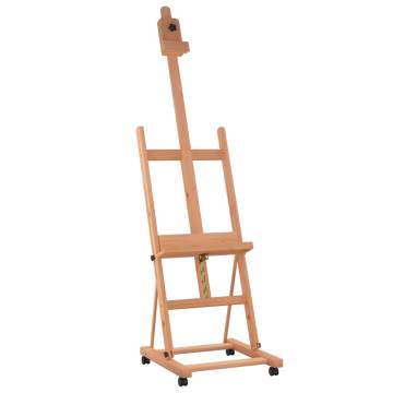 Easel Stand 55x53.5x178 cm | Solid Beech Wood for Artists