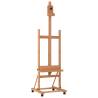 Easel Stand 55x53.5x178 cm | Solid Beech Wood for Artists