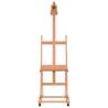 Easel Stand 55x53.5x178 cm | Solid Beech Wood for Artists