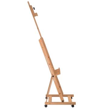 Easel Stand 55x53.5x178 cm | Solid Beech Wood for Artists