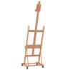 Easel Stand 55x53.5x178 cm | Solid Beech Wood for Artists