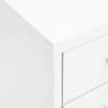 Mobile File Cabinet White - 8 Drawer Metal Organizer