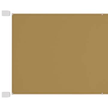 Vertical Awning Beige 180x420 cm - Durable Oxford Fabric