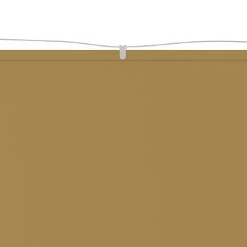 Vertical Awning Beige 180x420 cm - Durable Oxford Fabric