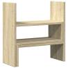 Adjustable Desk Organiser in Sonoma Oak - 40x17x41 cm