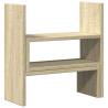 Adjustable Desk Organiser in Sonoma Oak - 40x17x41 cm