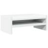 Monitor Stand White 42x24x16 cm - Stylish Ergonomic Design