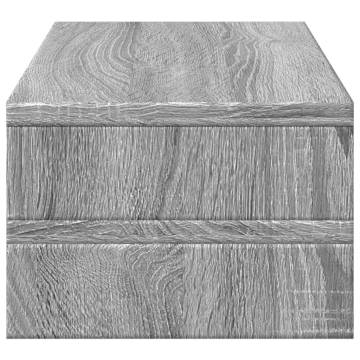 Monitor Stand Grey Sonoma | Engineered Wood - HipoMarket