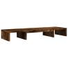 Adjustable Monitor Stand Riser - Smoked Oak | Hipomarket