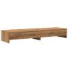 Monitor Stand with Drawers - Artisian Oak 100x27x15 cm