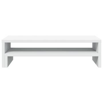 Monitor Stand White - 54x22x15 cm Engineered Wood | HipoMarket