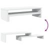 Monitor Stand White - 54x22x15 cm Engineered Wood | HipoMarket