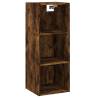 Stylish Smoked Oak Highboard | 34.5x34x180 cm | Durable Design