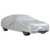 Silver Car Cover for Sedan with Buckle Straps - Water & UV Protection