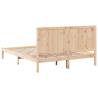 Extra Long Solid Wood Bed Frame 160x220 cm | Hipomarket UK