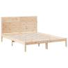 Extra Long Solid Wood Bed Frame 140x210 cm - HipoMarket