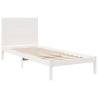 Extra Long White Bed Frame 100x220 cm | Solid Pinewood