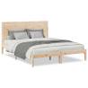 Extra Long Bed Frame 160x210 cm - Solid Wood | HipoMarket UK