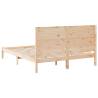 Extra Long Solid Wood Bed Frame 140x210 cm - Hipo Market