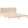 Extra Long Bed Frame 180x220cm - Solid Wood Sturdy Design