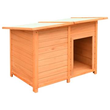 Dog Cage Solid Pine & Fir Wood 120x77x86 cm | HipoMarket UK