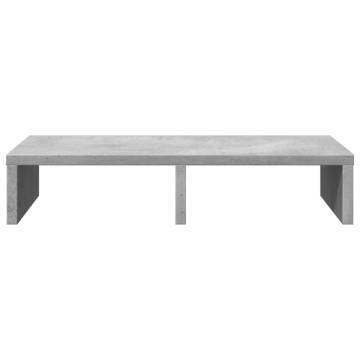 Monitor Stand - Concrete Grey, 50x27x10 cm | Hipomarket UK