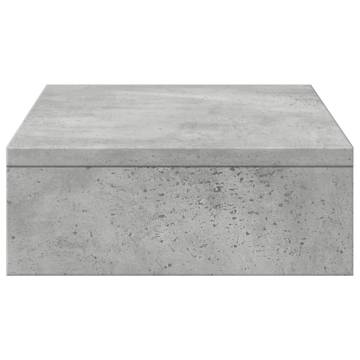 Monitor Stand - Concrete Grey, 50x27x10 cm | Hipomarket UK