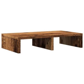 Monitor Stand Old Wood 50x27x10 cm - Enhance Your Workspace