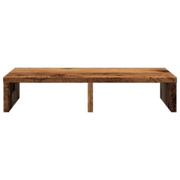 Monitor Stand Old Wood 50x27x10 cm - Enhance Your Workspace