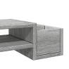 Monitor Stand with Storage - Grey Sonoma | HipoMarket UK