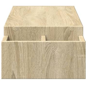 Monitor Stand with Storage - Sonoma Oak | Hipo Market