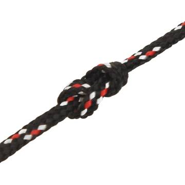 Durable Black Boat Rope 2mm 25m - Perfect for Sailing & Boating