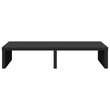 Monitor Stand Black - 50x27x10 cm Engineered Wood | HipoMarket