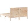 Extra Long Solid Wood Bed Frame 160x210 cm - Hipomarket