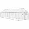 Aviary Silver 1.79x8x1.85 m Aluminium | Safe & Spacious Bird Cage