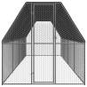 Galvanised Steel Chicken Cage 2x8x2 m - Outdoor Hen Enclosure