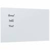 Wall-Mounted Magnetic Board 80x50 cm - Tempered Glass | HipoMarket