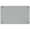 Wall-Mounted Magnetic Board 80x50 cm - Tempered Glass | HipoMarket