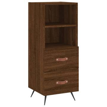 Highboard Brown Oak - Stylish Engineered Wood Storage