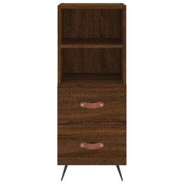 Highboard Brown Oak - Stylish Engineered Wood Storage