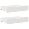  Under-Bed Drawers 2 pcs White 80x55x16 cm Solid Wood Pine Colour white Size 80 x 55 x 16 cm Number of 1 