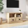 TV Cabinet Sonoma Oak 80x35x50 cm Engineered Wood Colour sonoma oak Size 80 x 35 x 50 cm Quantity in Package 1 