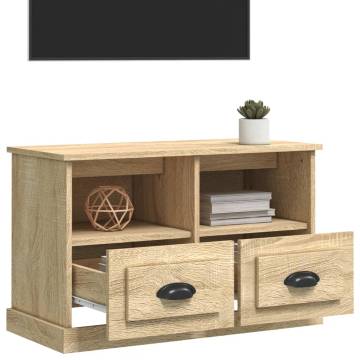 Stylish TV Cabinet Sonoma Oak | 80x35x50 cm | Hipomarket